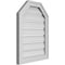 Ekena Millwork Octagonal Top Surface Mount PVC Gable Vent w/ 2"W x 1-1/2"P Brickmould Frame, 18"W x 24"H GVPOT18X2402SF - alternate 2